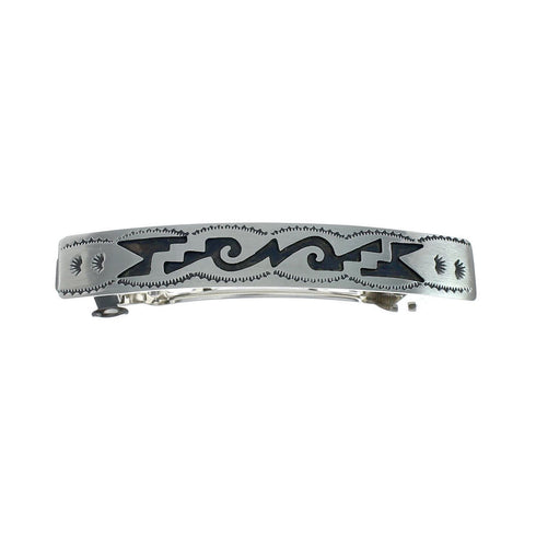 Native American Genuine Sterling Silver Hair Barrett NN20420